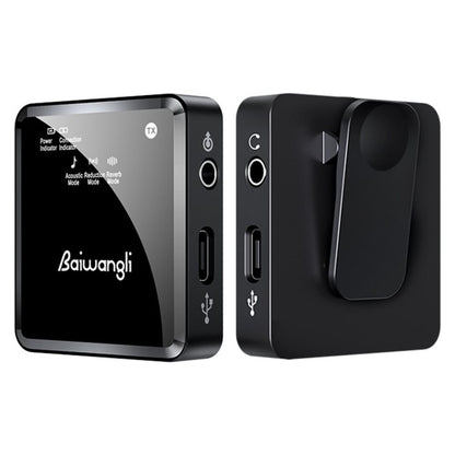 BAIWANGLI SX39 Single Wireless Lavalier Microphone – 1 Transmitter & 1 Receiver | Type C